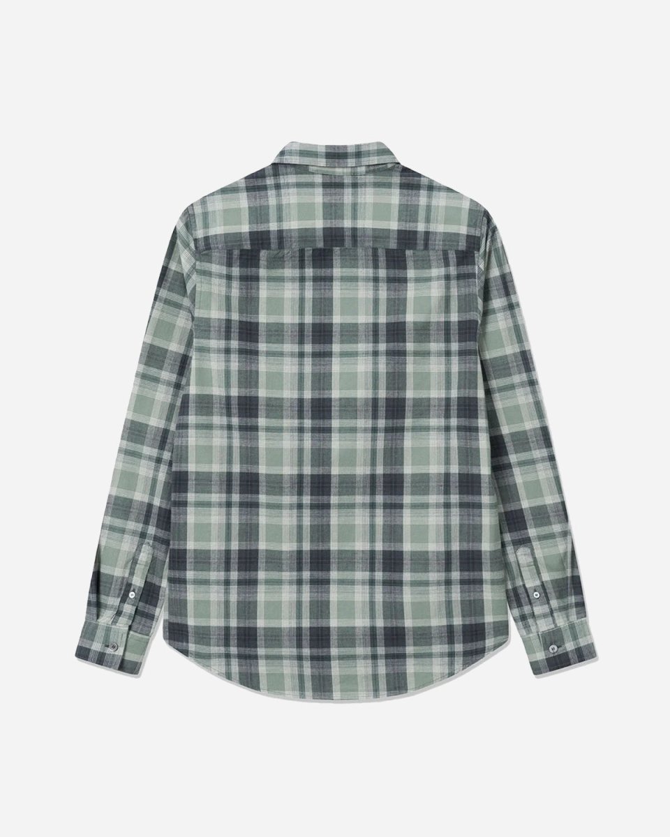 Adam Checked Flannel Shirt - Green Check - Munk Store