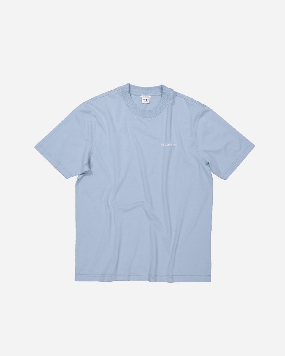 Adam EMB T-shirt 3209 - Ashley Blue - Munk Store
