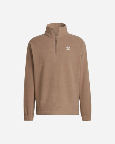 Adicolor Polar Fleece Half-zip - Chalky Brown - Munk Store