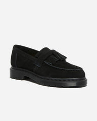 Adrian Mono Suede Loafers - Black