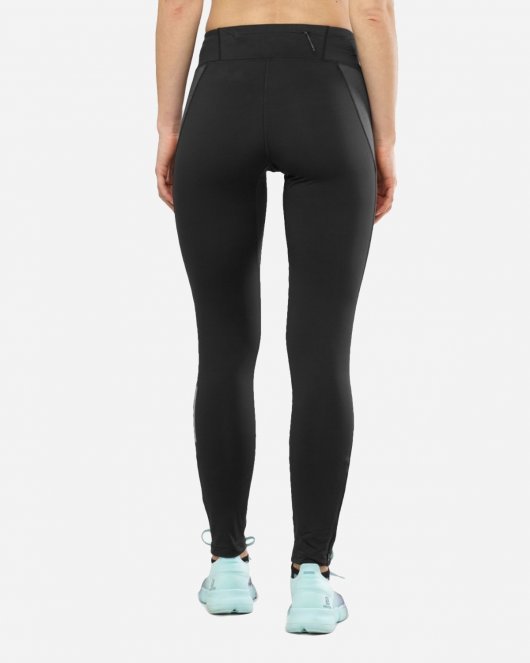 Agile Warm Tight W - Black - Salomon - Munkstore.dk