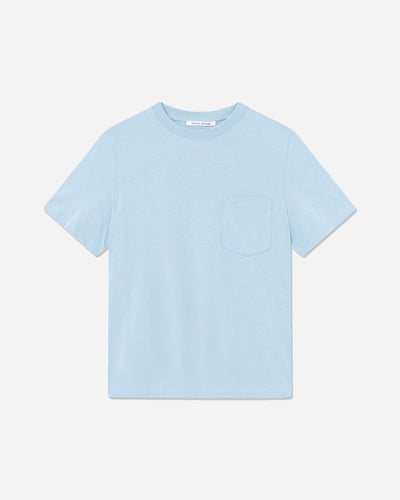 Alma Solid Pocket T-shirt - Sky Blue - Munk Store