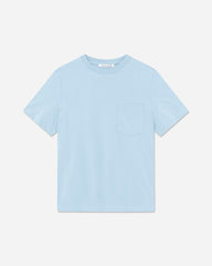 Alma Solid Pocket T-shirt - Sky Blue