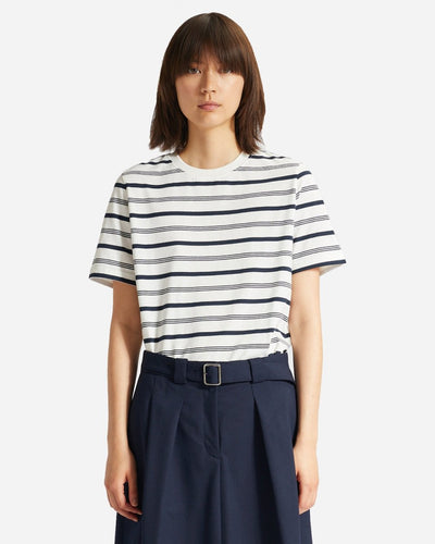 Alma Stripe T-shirt - Navy - Munk Store