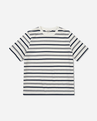 Alma Stripe T-shirt - Navy - Munk Store