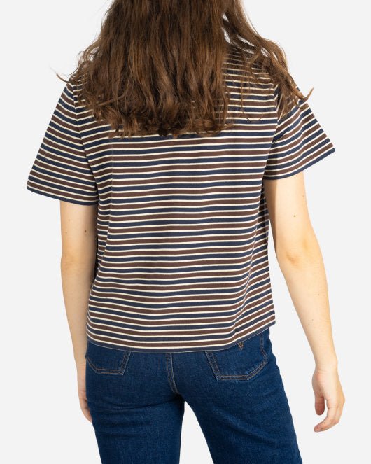 Alma T-shirt - Navy Stripes - Munk Store
