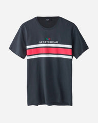 Anders Tee -  Navy/White/Red