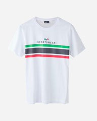 Anders Tee -  White/Green/Red