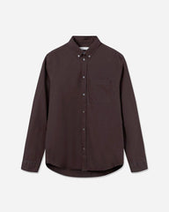 Andrew Classic Denim Shirt - Dark Coffee