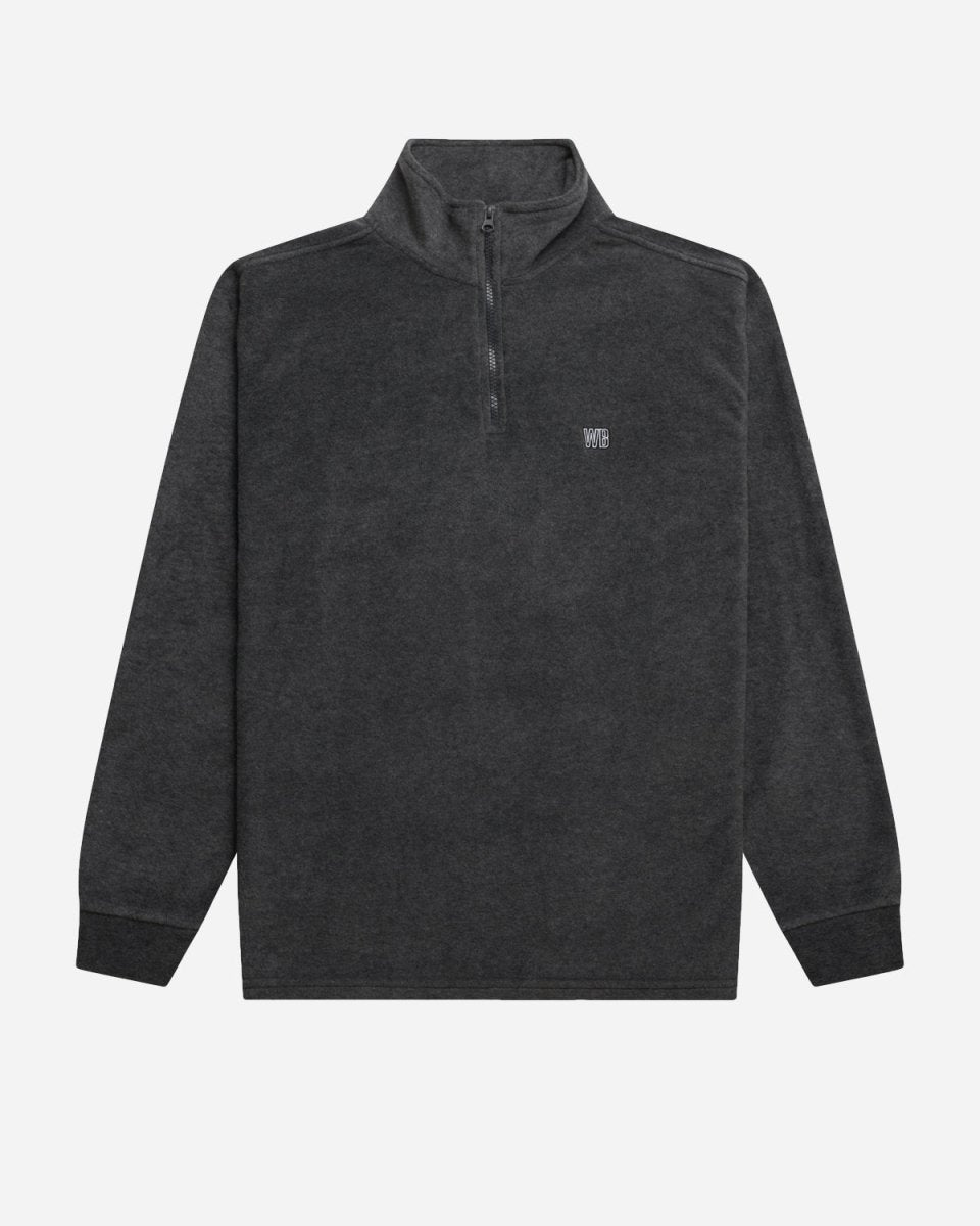 Anton Fleece Zip - Grey Melange - Munk Store