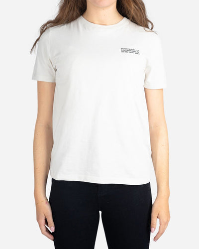 Aria T-shirt - Dusty White - Munk Store