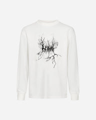 Artwork Boxy Tee Long Sleeve - Off White