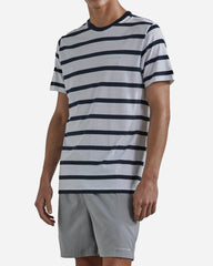 Aspen Striped Tee - Blue Stripe