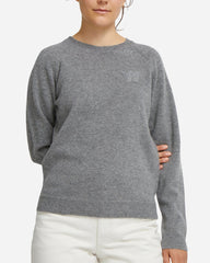 Asta Lambswool Jumper - Grey Melange