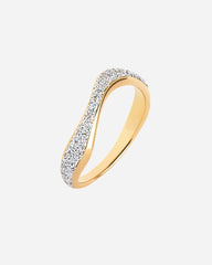 Aura Opal Glitter Ring - Gold