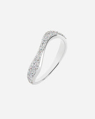 Aura Opal Glitter Ring - Silver