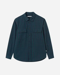 Avenir Flannel Check Shirt - Navy