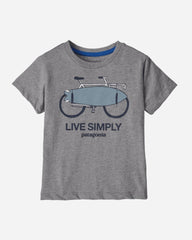 Baby Live Simply Organic T-Shirt - Gravel Heather