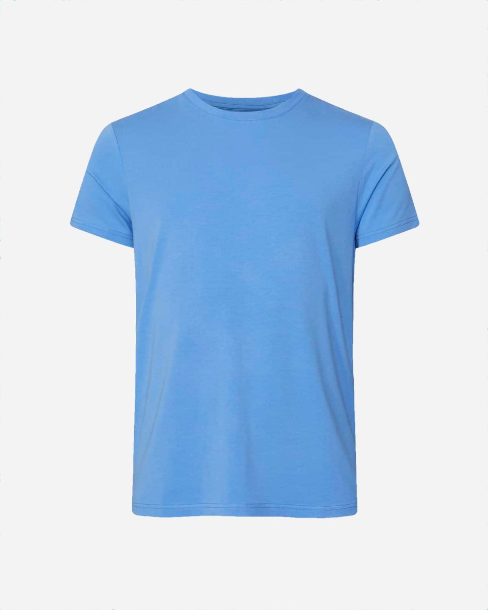 Bamboo R-Neck Tee - Blue - Munk Store