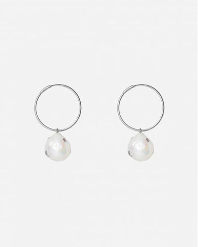 Baroque Pearl Earring - Silver - Munk Store