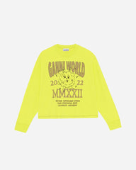 Basic Jersey Long Sleeve Oversize T-shirt - Sulphur Spring