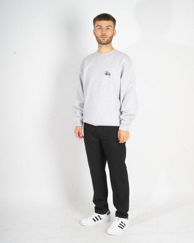 Basic Stüssy Crew - Ash Heather - Munk Store