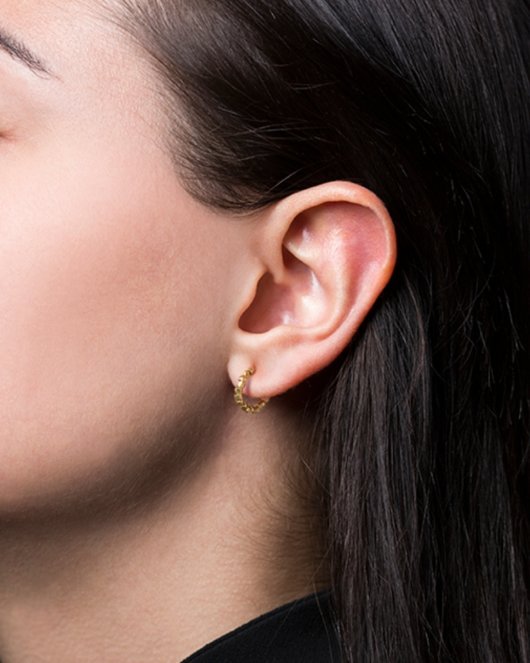 Bead Twist Earring - Gold - Munk Store