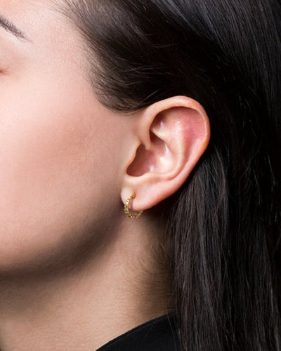 Bead Twist Earring - Gold - Munk Store