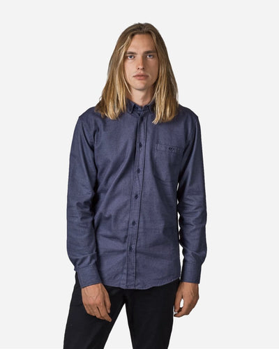 Benjamin Lumber Shirt - Navy - Munk Store