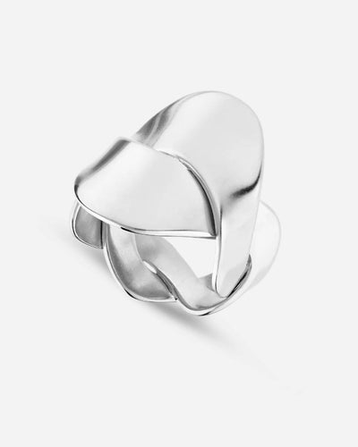 Big Wavy Ring - Silver - Munk Store