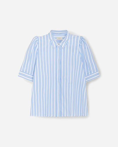 Billie Stripe Shirt - Blue Stripe - Munk Store