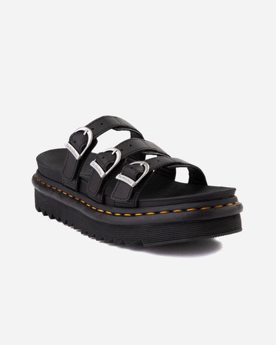 Blaire Slide Hydro Leather - Black - Munk Store