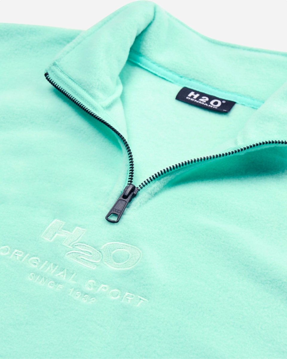 Blåvand II Fleece Half Zip - Pastel Green - Munk Store