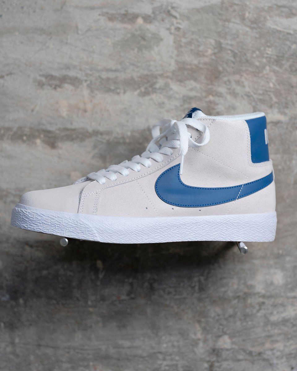 Blazer Zoom Mid - White/Blue - Munk Store