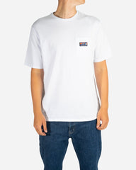 Boardshort Label Pocket - White