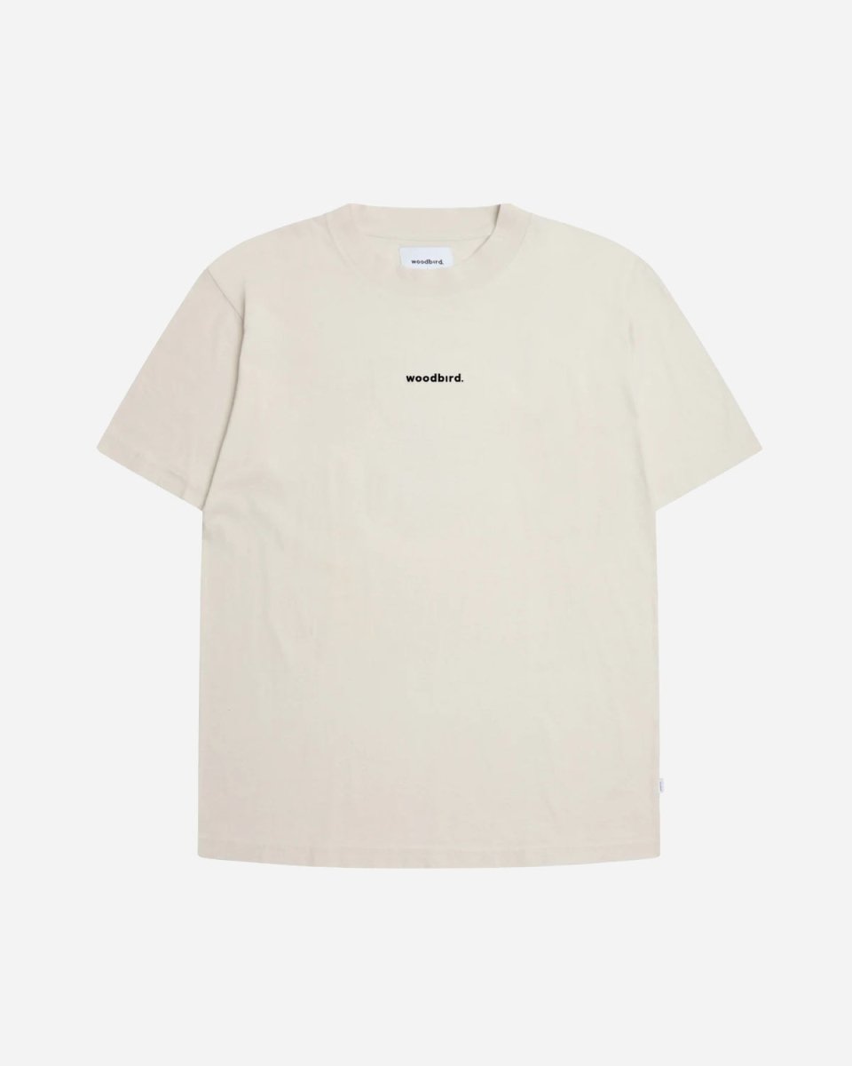 Bose Mock Tee - Light Sand fra Woodbird | Munk Store