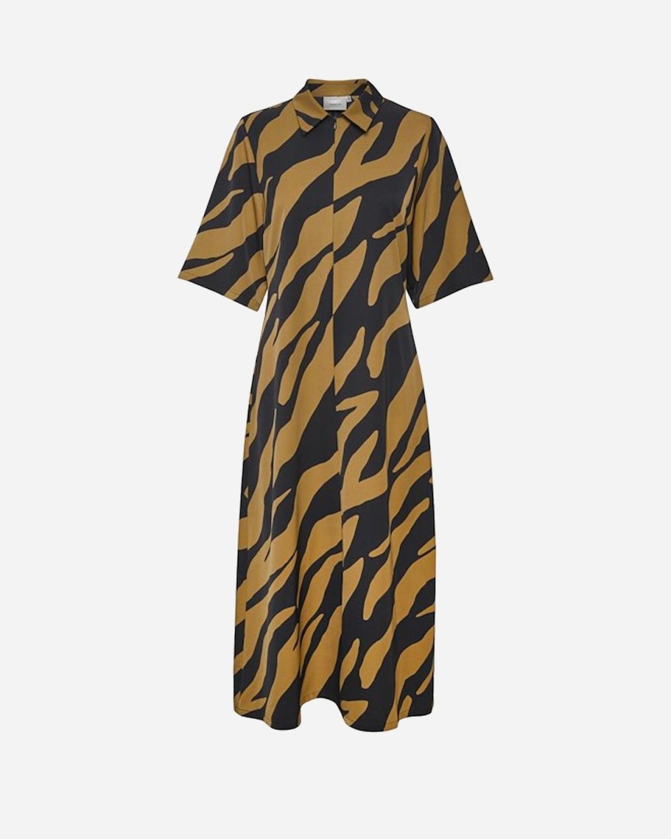 Bothilde SS Long Dress - Maxi Zebra Tiger's - Munk Store