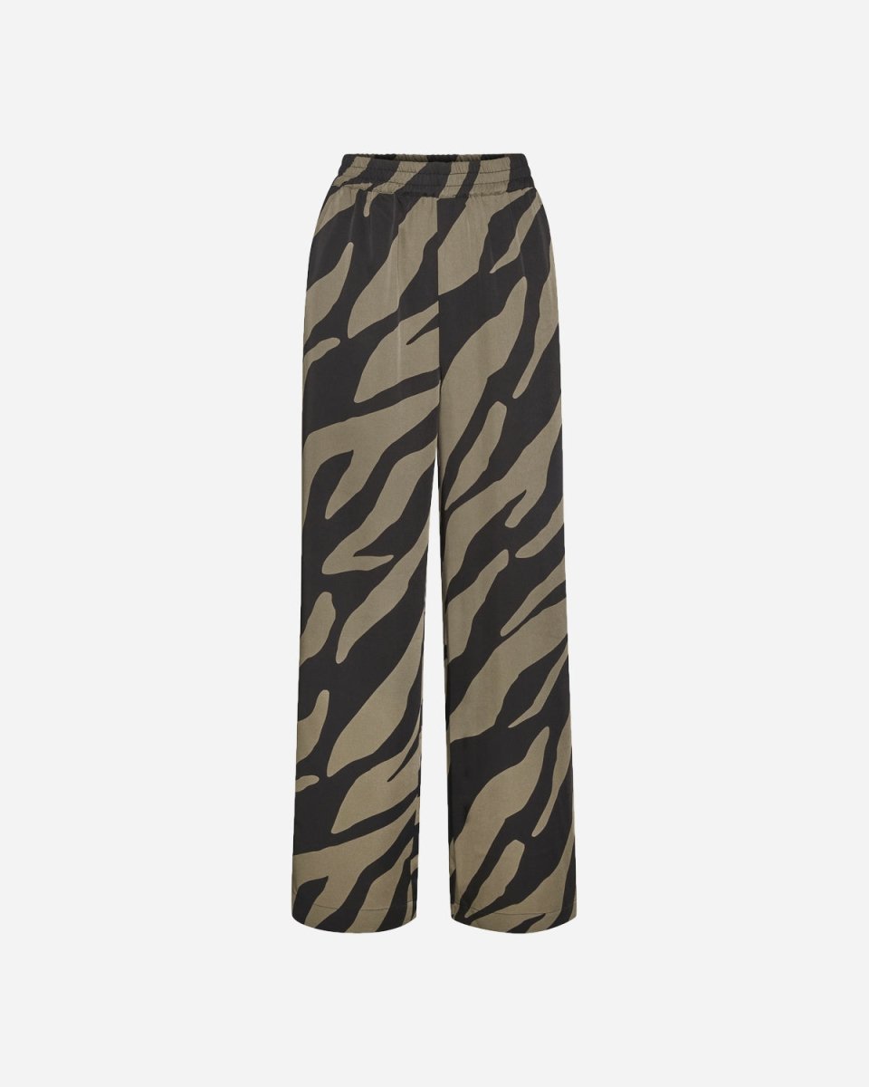 BothildeGZ HW Pants - Maxi Zebra Black/Walnut - Munk Store