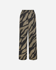 BothildeGZ HW Pants - Maxi Zebra Black/Walnut