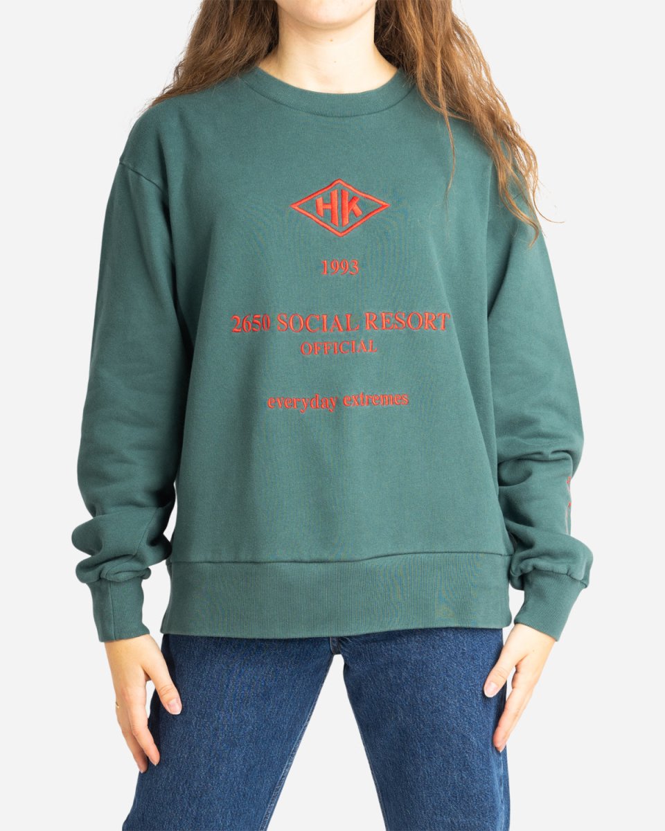 Bulky Crew - Faded Green - Munk Store