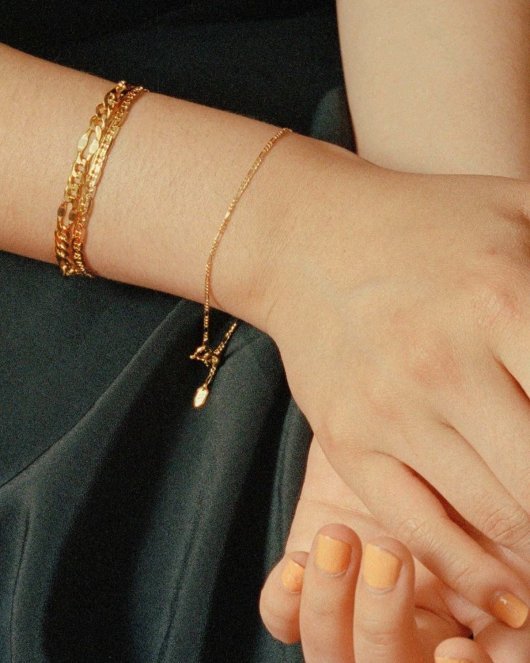 Carlo Bracelet Small - Gold - Munk Store