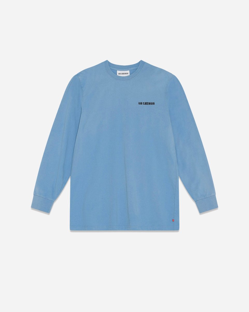 Casual Long Sleeve Tee - Faded Blue - Munk Store