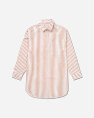 Charlene Dobby Stripe Shirt - Dusty Orange Stripe