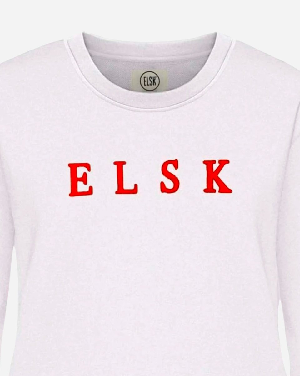 Chenille EMB. Ørum Women's Sweatshirt - Dusty Pink - Munk Store