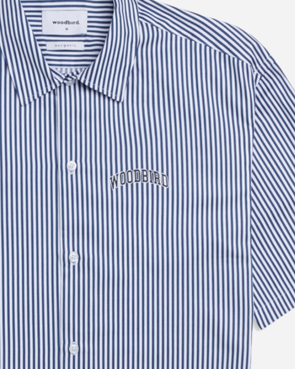 Claymoon Ball Shirt - White/Blue - Munk Store