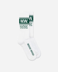 Colton Logo Sport Socks - White