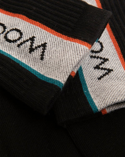 Conor logo sports socks - Black - Munk Store