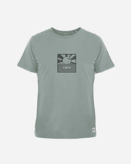 CUBE21 ESSENTIAL BRUSHED MEN'S TEE - DUSTY GREEN