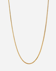 Curb Chain 55 cm - Gold Plated