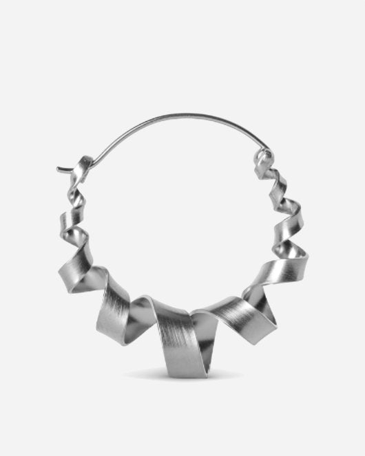 Curly Hoops - Sterling Silver - Munk Store